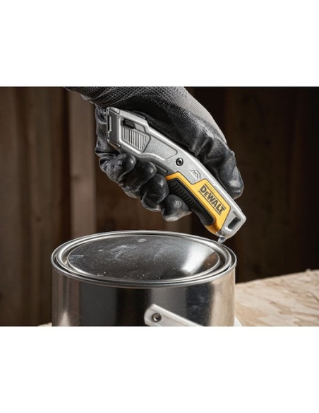 Dewalt Dwht10054-0 Nożyk Czarny, Stal Nierdzewna, Żółty Brzytwa