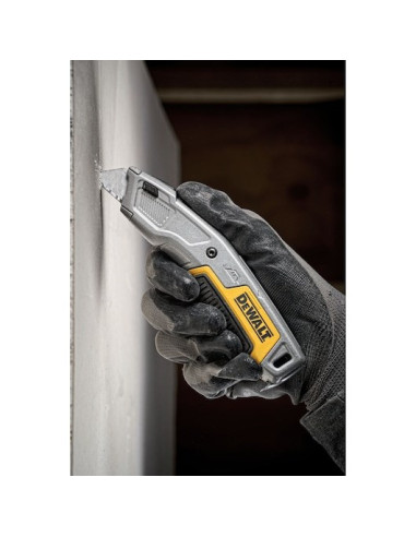 Dewalt Dwht10054-0 Nożyk Czarny, Stal Nierdzewna, Żółty Brzytwa