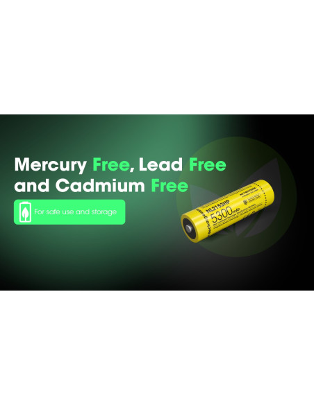 Akumulator Nitecore Nl2153Hp 21700 5300Mah Li-Ion 3,6V