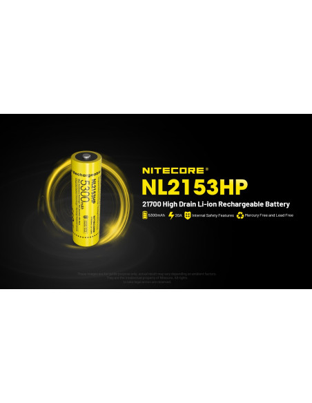 Akumulator Nitecore Nl2153Hp 21700 5300Mah Li-Ion 3,6V