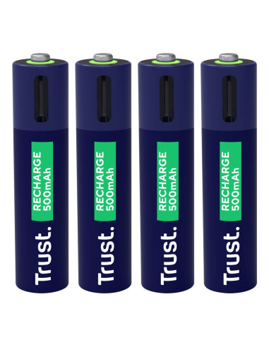 Baterie Aaa Trust Usb-C Rechargeable Batteries 4P