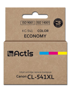 Actis Kc-541 Tusz (Zamiennik Canon Cl-541Xl  Supreme  18 Ml  Błękitny, Żółty, Magenta.
