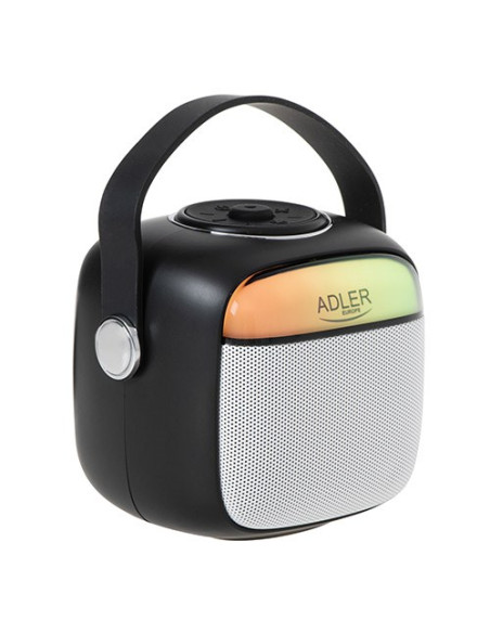 Adler Ad 1199 Black Głośnik Do Karaoke Z Mikrofonem - Sd/Usb/Aux/Bluetooth