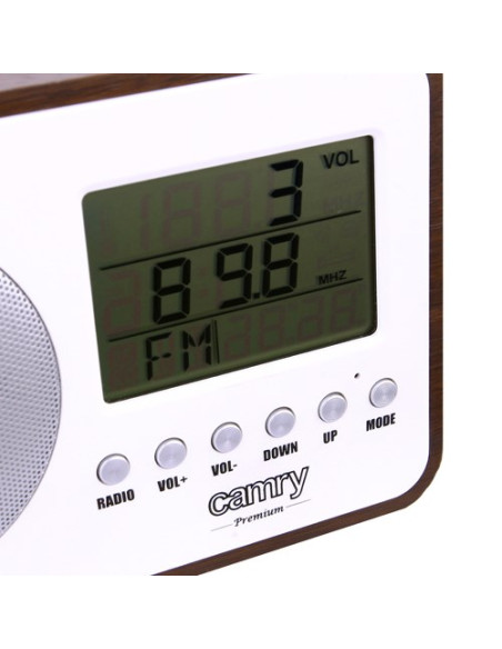 Camry Cr1153 Radio Przenośny Cyfrowy Czarny, Biały