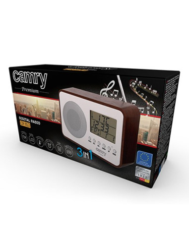 Camry Cr1153 Radio Przenośny Cyfrowy Czarny, Biały
