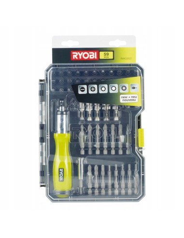 Ryobi Zestaw 59 Szt. Bitów