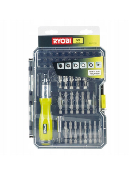 Ryobi Zestaw 59 Szt. Bitów