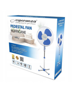 Wentylator Stojący Esperanza Hurricane Ehf001Wb (Kolor Biały) 2
