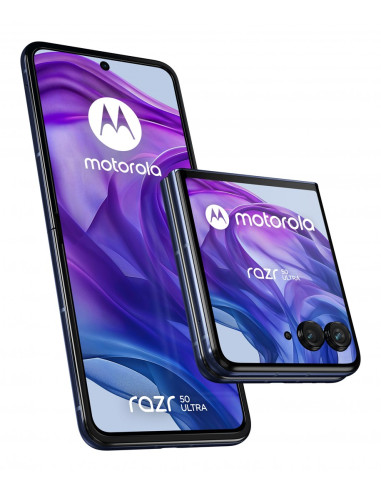 Motorola Razr 50 Ultra 17,5 Cm (6.9") Dual Sim Android 14 5G Usb Type-C 12 Gb 512 Gb 4000 Mah Granatowy (Marynarski)