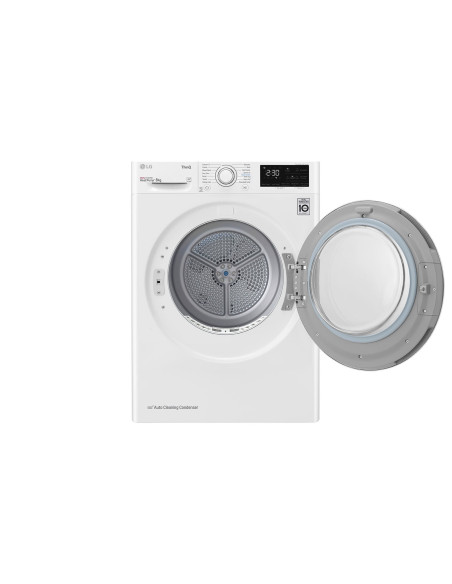 Lg Rh80V3Av6N Suszarki Do Prania Wolnostojący Od Przodu 8 Kg A++ Biały