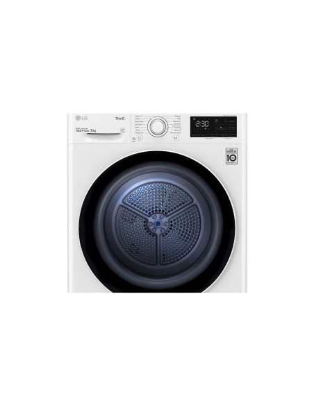 Lg Rh80V3Av6N Suszarki Do Prania Wolnostojący Od Przodu 8 Kg A++ Biały