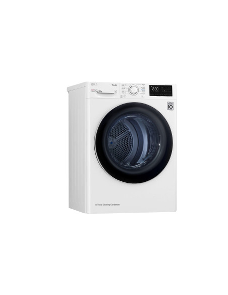 Lg Rh80V3Av6N Suszarki Do Prania Wolnostojący Od Przodu 8 Kg A++ Biały