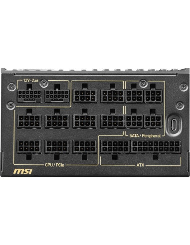 Zasilacz Msi Meg Ai1600T 1600W Pcie5 80+ Titanium Atx 3.1