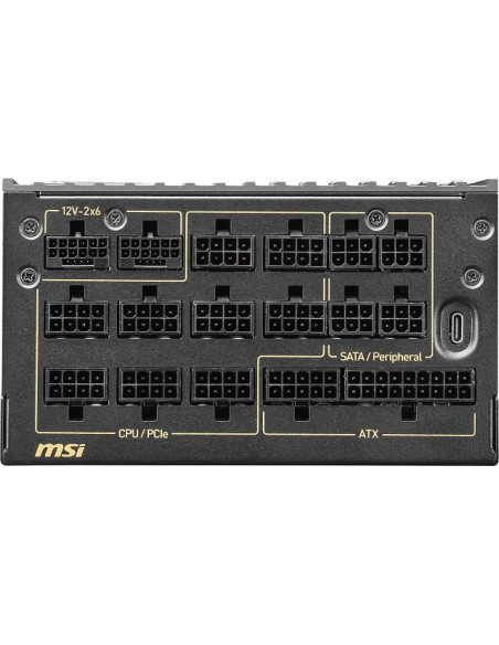Zasilacz Msi Meg Ai1600T 1600W Pcie5 80+ Titanium Atx 3.1
