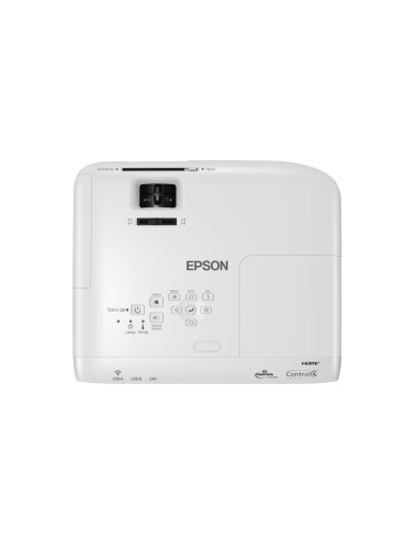 Epson Eb-W49 Projektor Danych Projektor Pulpitowy 3800 Ansi Lumenów 3Lcd Wxga (1280X800) Biały