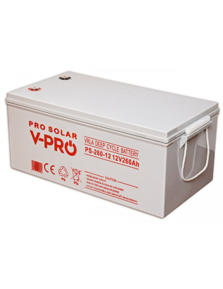 Akumulator Volt Polska Deep Cycle Vpro Solar 12V 260Ah Vrla Bezobsługowy