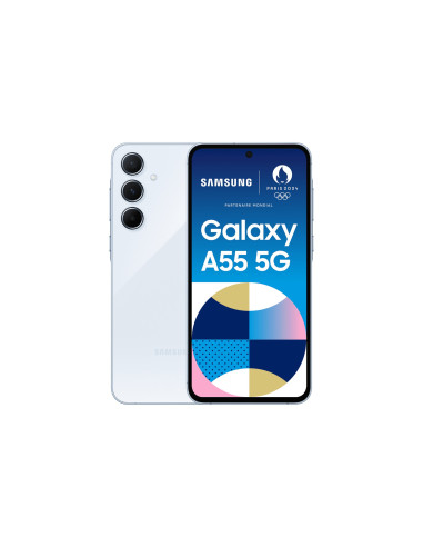 Samsung Galaxy A55 5G 16,8 Cm (6.6") Hybrid Dual Sim Android 14 Usb Type-C 8 Gb 128 Gb 5000 Mah Niebieski