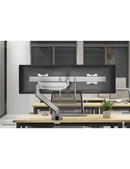 Uchwyt Neomounts Select Tis 10"-32" 2Tft 1 Gelenk Sidabrinis Max.16Kg
