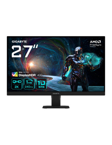 Gigabyte Gs27Qxa Led Display 68,6 Cm (27") 2560 X 1440 Px Quad Hd Czarny