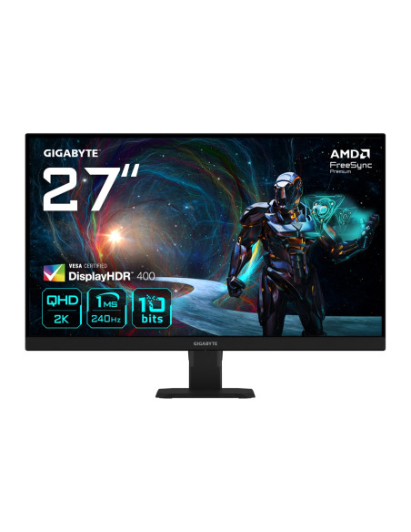 Gigabyte Gs27Qxa Led Display 68,6 Cm (27") 2560 X 1440 Px Quad Hd Czarny