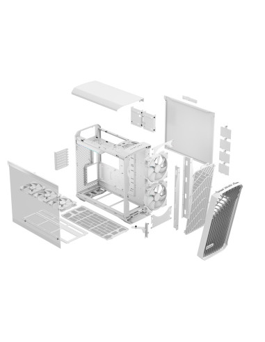 Obudowa Fractal Design Torrent White Rgb Tg Clear