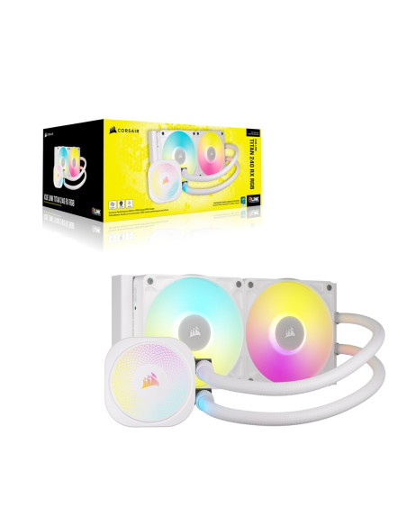 Corsair Icue Link Titan Rx Rgb Procesor Chłodnica Cieczy All-In-One 12 Cm Biały 1 Szt.