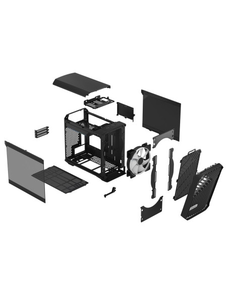 Fractal Design Torrent Nano Micro Tower Czarny