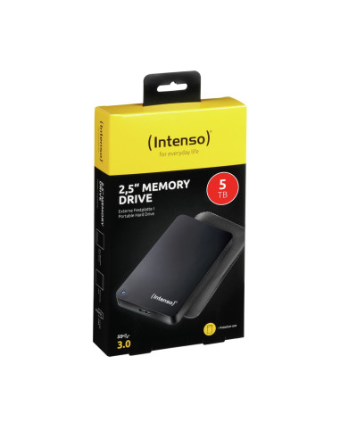 Dysk Twardy Intenso 5Tb Memory Drive 2.5" Czarny Usb 3.0, Externe Festplatte