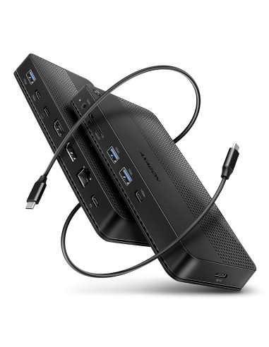 Axagon Hmc-U4 Stacja Dokująca Przewodowa Usb4 Czarny