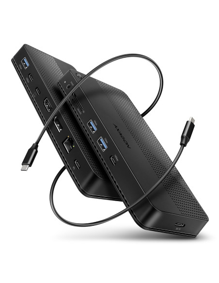 Axagon Hmc-U4 Stacja Dokująca Przewodowa Usb4 Czarny