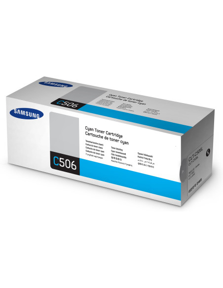 Samsung Oryginalny Błękitny Toner O Wysokiej Wydajności Hp Clt-C506L