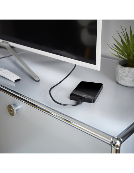 Intenso Memory Play - Festplatte - 2Tb - Extern (Tragbar) - 2.5" (6,4 Cm) - Usb3.0 - 5400 U/Min - Puffer: 8Mb - Schwarz