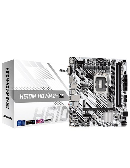 Asrock H610M-Hdv/M.2+ D5 Intel H610 Lga 1700 Micro Atx