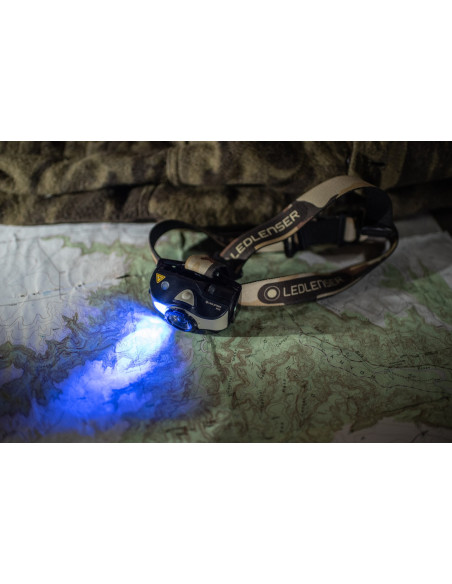 Latarka Czołowa Ledlenser Mh 8 Black-Black