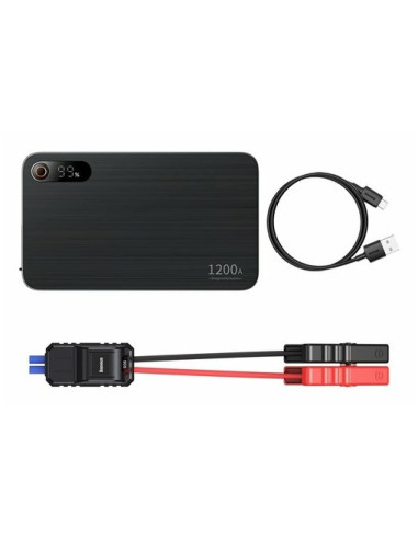 Powerbank/Rozrusznik Baseus Pro+ Car Jump Starter, 12000Mah, 1200A, Usb (Czarny)