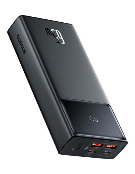 Powerbank Baseus Star-Lord 20000Mah 65W+Kabel Usb-Usb C (Czarny)