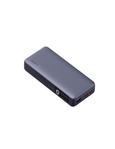 Aukey Powerbank 20000Mah, 2X Usb-C Pd 65W, Usb-A 18W, Szary