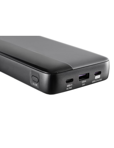 Power Bank Intenso He 25000 Mah Grau-Schwarz Usb C/C