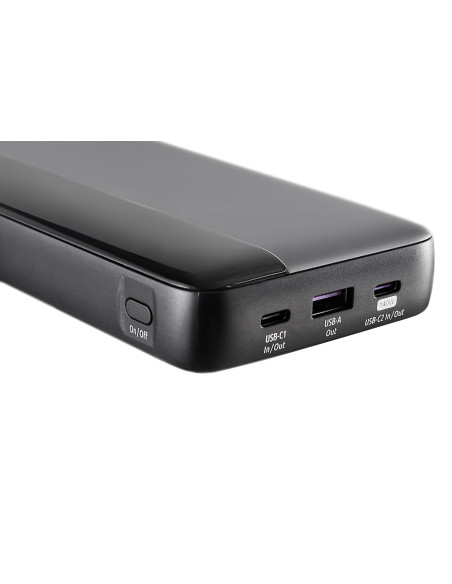 Power Bank Intenso He 25000 Mah Grau-Schwarz Usb C/C