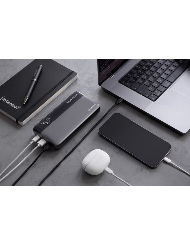 Power Bank Intenso He 25000 Mah Grau-Schwarz Usb C/C