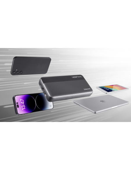 Power Bank Intenso He 25000 Mah Grau-Schwarz Usb C/C