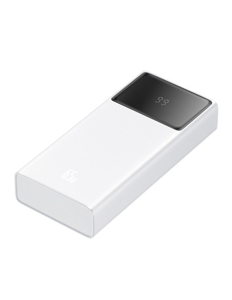 Powerbank Baseus Star-Lord 20000Mah 65W+Kabel Usb-Usb C (Biały)