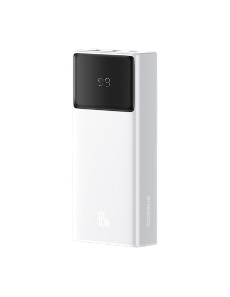 Powerbank Baseus Star-Lord 20000Mah 65W+Kabel Usb-Usb C (Biały)