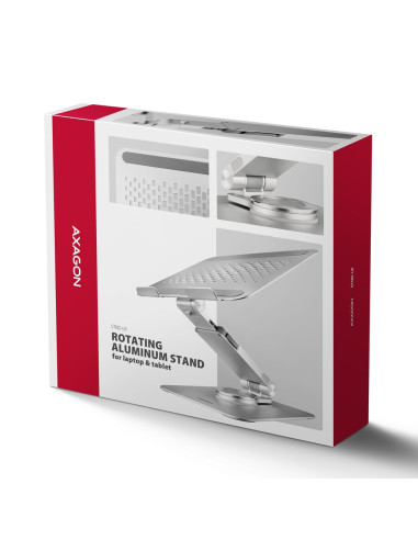 Stojak Na Notebooka 10-17" Obracany Aluminiowy Axagon