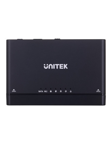 Unitek S1222A Cable Gender Changer Usb 3.2 Sata 2,5/3,5' & M.2 Pcie/Nvme Czarny