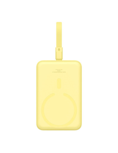Powerbank Baseus Magnetic Mini Air Wireless 10000Mah 20W+Kabel Usb C-Usb C (Żółty)