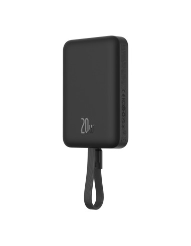 Powerbank Baseus Magnetic Mini Air Wireless 10000Mah 20W+Kabel Lightning (Czarny)