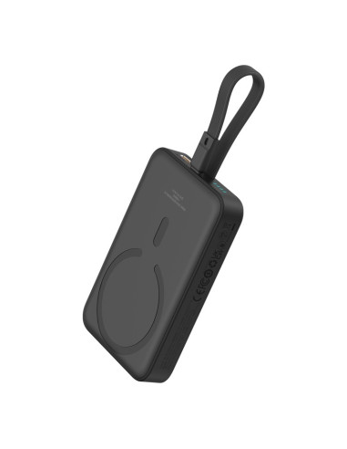 Powerbank Baseus Magnetic Mini Air Wireless 10000Mah 20W+Kabel Lightning (Czarny)