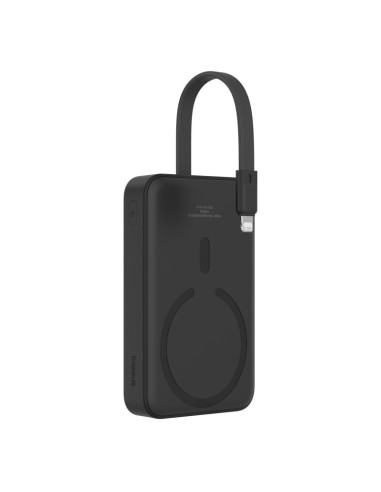 Powerbank Baseus Magnetic Mini Air Wireless 10000Mah 20W+Kabel Lightning (Czarny)