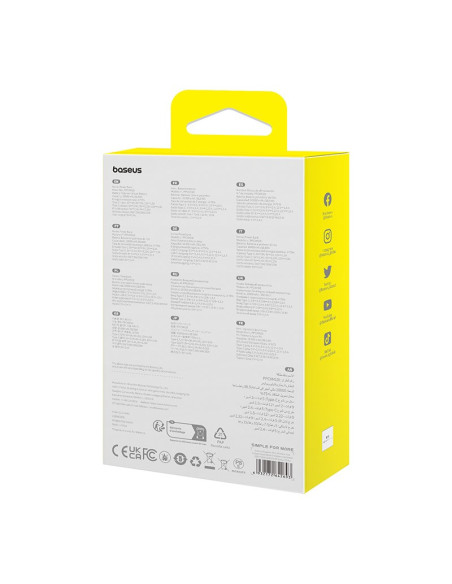 Powerbank Baseus Magnetic Mini Air Wireless 10000Mah 20W+Kabel Lightning (Biały)